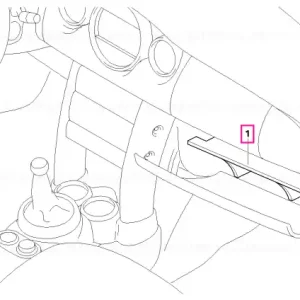 Premium Glove compartment, divider RHD - BMW - Mini
