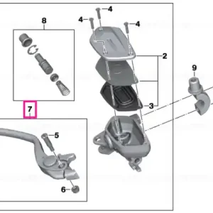 Pârghie frână mână - BMW Motorrad Super ofertă