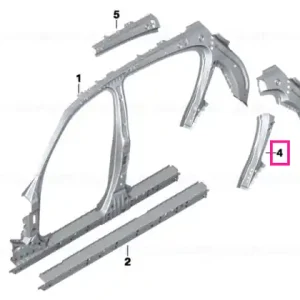Super ofertă C-pillar support, left - BMW