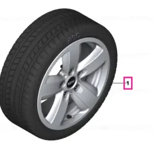 Roată completă de iarnă - Revolite Spoke 517 (lightweight forged wheel) cu anvelopa Pirelli Winter Sottozero 3 r-f - 205/55R16 91H - Mini Clubman F54 - Jante forjate Disponibil imediat