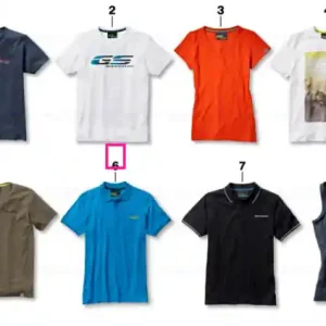 Cel mai vândut Polo shirt GS, men, blue - BMW Motorrad