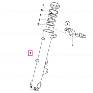 Preț mic Slider tube right - BMW Motorrad
