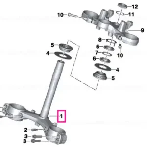 Lower fork cross brace - BMW Motorrad Bestseller