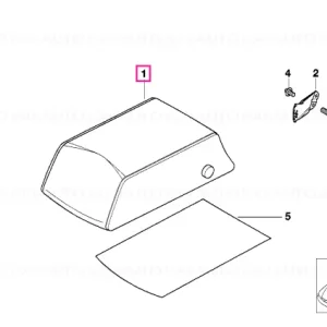 Armrest cloth GRAU - BMW Cumpărături sigure
