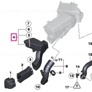 Air duct ZYL. 1-6 - BMW Cumpără acum
