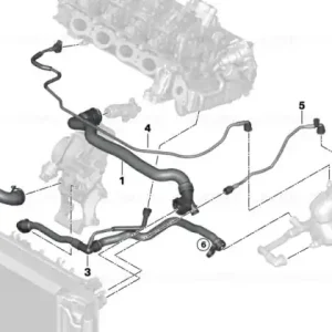 Cumpără acum Furtun radiator jos-termostat - BMW
