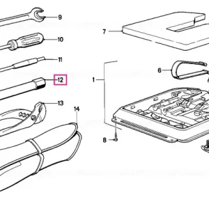 Spark plug wrench adjustable SW 21/17 - BMW Plată securizată