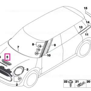 Capac intrare aer - BMW - Mini Doar azi