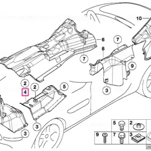 Right front heat insulation - BMW Ofertă de sezon