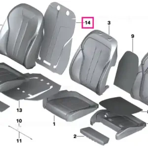 Cumpără online Heating element, basic backrest - BMW