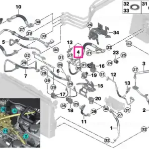 Suction line, front R134A - BMW Cel mai vândut