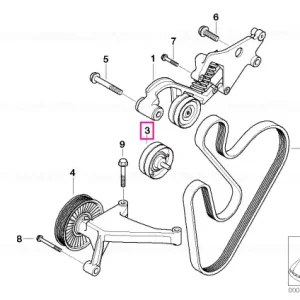 Noutate Adjusting pulley - BMW - Mini