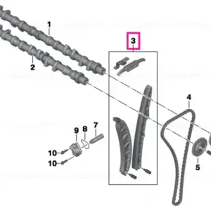 Set, timing chain guide rails - BMW Motorrad Ofertă exclusivă