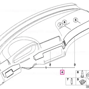 Set benzi decorative aluminiu SILVER CUBE - BMW Chilipir