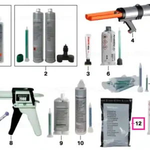 Ultima șansă Mixing nozzles K6 adhesive set MAM 10 STÜCK - BMW