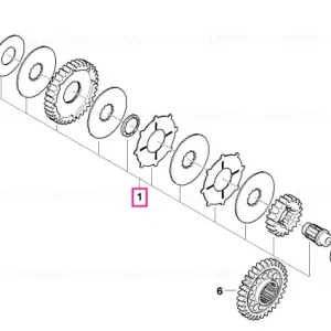 Double wheel Z=20/36 - BMW Motorrad Premium