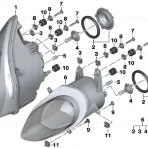 Retur gratuit Low-beam headlamp - BMW Motorrad