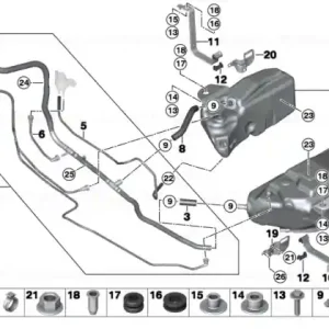 Conductă ventilație - BMW Livrare gratuită