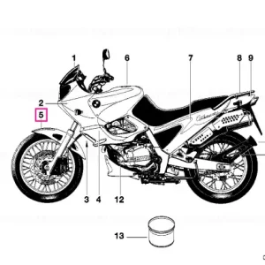 Noutate Mudguard front LAHARGRAU - BMW Motorrad