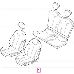Reducere extra Leather retrofit sports seat MONO PANT BLACK - BMW - Mini