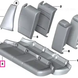 Capac scaun țesătură MERIDIANGOLD - BMW Reducere