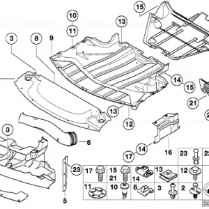Air duct, top - BMW Disponibil imediat