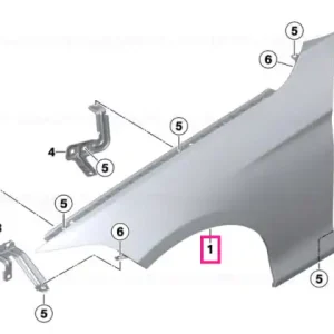 Side panel, front right - BMW Cel mai vândut