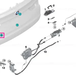 Trunk lid power lock drive - BMW Reduceri