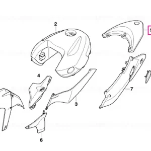 Ofertă de sezon Panou ornamental spate mijloc - BMW Motorrad