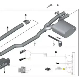 Silencer with flap system JCW PRO - BMW - Mini Disponibil imediat