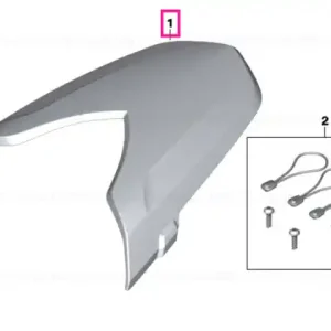 Ofertă exclusivă Coperire scaun pasager, LIGHT-WHITE - BMW Motorrad