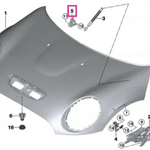 Take-up, gas-filled strut - BMW - Mini Livrare expres