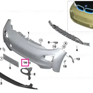 Set fixare senzor PDC, fata - BMW Cumpără online
