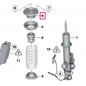 Right guide support - BMW Comandă acum
