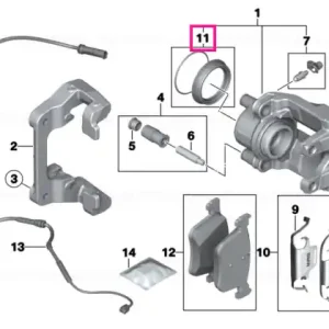 Set reparatie etrier frana - BMW Disponibil imediat