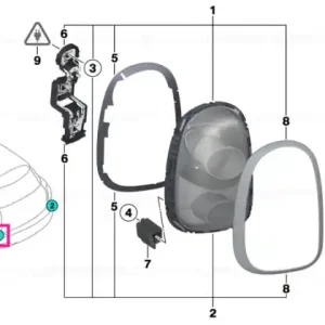 Preț redus Tail light, left - BMW - Mini