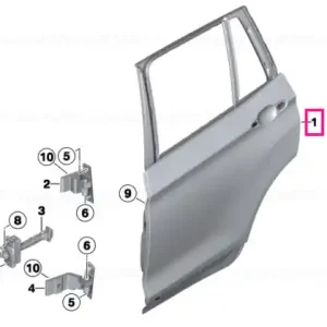 Calitate înaltă Door, rear left - BMW