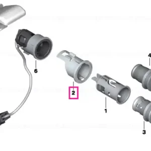 Comandă acum Illuminated ring, transparent - BMW