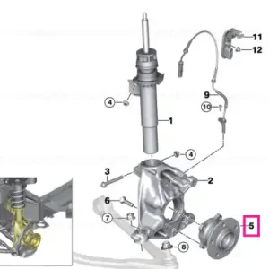 Reducere de preț Wheel hub with bearing LOW - BMW - Mini