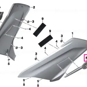 Suport placă, stânga - BMW Motorrad Super ofertă