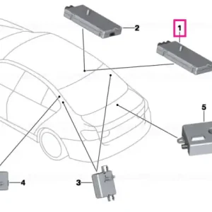 Comandă acum Antenna amplifier AM/FM - BMW