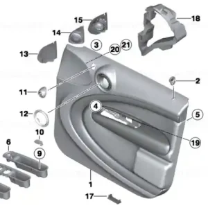 Left recessed grip - BMW - Mini Preferatul clienților