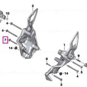 Ofertă Șurub ISA - M8X55-8.8-ZNNIV - BMW Motorrad