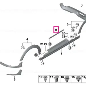Cumpără acum Capac intrare - MINI - BMW - Mini