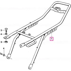Rear frame schwarz - BMW Motorrad Discount