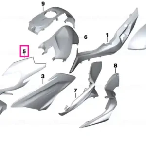 Comandă acum Carcasă far stânga - CALLISTO-GREY - BMW Motorrad