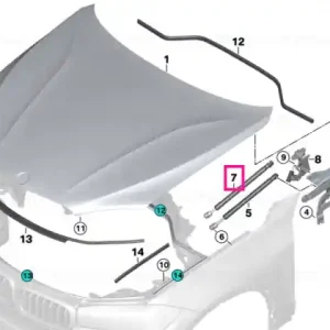 Arc pneumatic trapă fată - FGS - BMW Preț redus