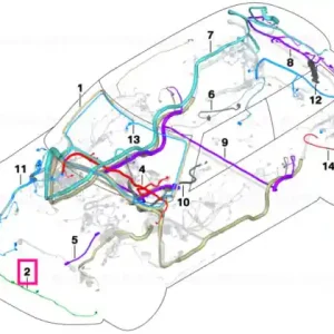 Preferatul clienților Wiring set PDC, front - BMW - Mini
