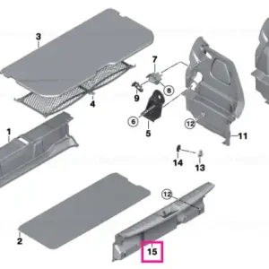 Capac pragul de incarcare - BMW - Mini Livrare gratuită