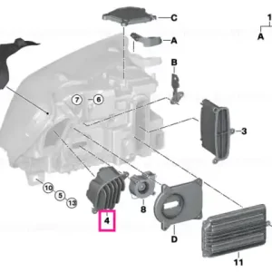 Reduceri LED module, direction indicator, right - BMW